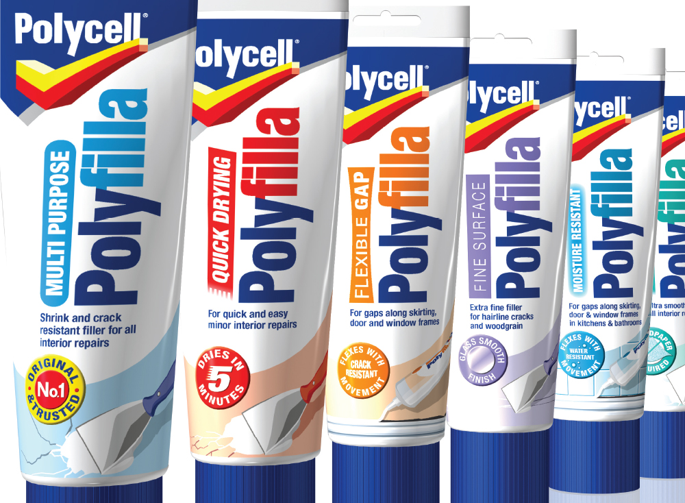Polycell product tubes